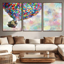 Up Pixar Poster, Look Up Pixar Wall Art, Up Pixar Canvas,