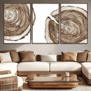 Wood Tree Ring Wall Art Canvas Prints, Tree Rings –
