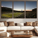 Oregon Ducks Football Team Print - Eugene Autzen Stadium