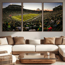 Oregon Stadium Canvas Wall Art - Captivating Game Day Scene