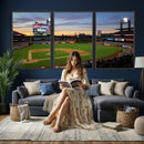 Citizens Bank Park Philadelphia Phillies Wall Art Canvas |