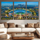 Los Angeles Dodgers Wall Art Canvas, Dodger Stadium Wall Art