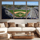 Los Angeles Dodgers Dodger Stadium Wall Art Canvas Print -