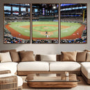 Texas Rangers Baseball Team Print - Arlington Globe Life