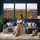 Cincinnati Reds Baseball Print Canvas- Cincinnati
