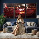 Houston Rockets Basketball Team Print Canvas- Houston Toyota