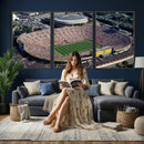 Michigan Wolverines Football Team Print - Ann Arbor Michigan