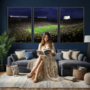 Michigan Wolverines Football Canvas Wall Decor, Football