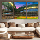 Milwaukee Brewers Baseball Team Print Canvas- American