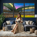 Milwaukee Brewers Baseball Team Print Canvas- American