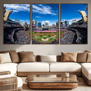 San Diego Padres Baseball Team Print - Petco Park Stadium by MyGreatCanvas | Canvas Wall Art Prints | Photo Prints & Wall Decor