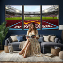 West Ham United FC Stadium Canvas Wall Art – London Stadium