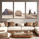 Farm Prints Set, Set of 3 Farmhouse Wall Art, Country House by MyGreatCanvas | Canvas Wall Art Prints | Photo Prints & Wall Decor
