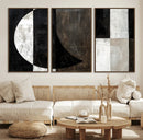 Abstract Modern Wabi Sabi Wall Art Canvas Print Set –