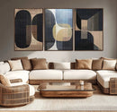 Minimalist Wabi Sabi Abstract Geometric Wall Art Canvas