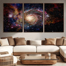 Nebula and Galaxies in Space Wall Art Canvas Print, Spiral