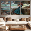 Miranda by the Shore Wall Art Canvas Print – Tempest Scene by MyGreatCanvas | Canvas Wall Art Prints | Photo Prints & Wall Decor