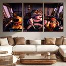 Carl Russel And Dog, Movie Up Poster, Movie Up Wall Art, by MyGreatCanvas | Canvas Wall Art Prints | Photo Prints & Wall Decor