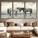 Chines Style Majestic Horses Wall Art | Ready to Hang and