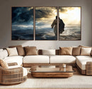 Jesus Walking Water Wall Art – Inspirational Christian