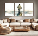 Watercolor Jesus Walking on Water Canvas Print, Christian by MyGreatCanvas | Canvas Wall Art Prints | Photo Prints & Wall Decor