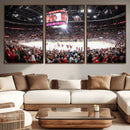 Amerant Bank Arena Wall Art Canvas Print - Basketball Arena by MyGreatCanvas | Canvas Wall Art Prints | Photo Prints & Wall Decor