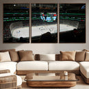 American Airlines Center Dallas Stars Wall Art Canvas Print