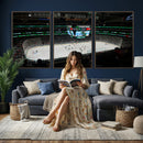 American Airlines Center Dallas Stars Wall Art Canvas Print