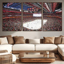 Barton Malow Little Caesars Arena Detroit Wall Art Canvas
