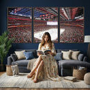 Barton Malow Little Caesars Arena Detroit Wall Art Canvas