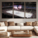 Rogers Place Edmonton Oilers Ice Hockey Stadium Wall Art,