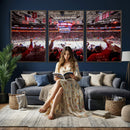 Carolina Hurricanes Ice Hockey Stadium Wall Art, Carolina