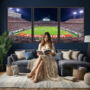 NC State Wolfpack Canvas Print - Raleigh Carter-Finley