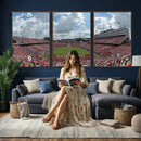 NC State Wolfpack Football Team Print Canvas- Raleigh