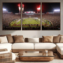 Framed Florida State Seminoles Football Team Print -