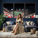 Houston Cougars Football Team Print - Houston TDECU Stadium