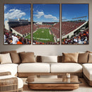 Virginia Tech Hokies Football Team Print - Blacksburg Lane