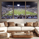 Brigham Young University Cougars Football Print Canvas -