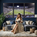 Brigham Young University Cougars Football Print Canvas -