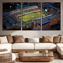 University of North Texas Mean Green Football Artwork,