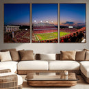 Wolfpack Football Team Wall Art Print - Raleigh