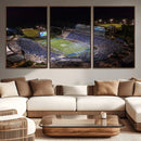Duke University Blue Devils Football Print Canvas - Durham by MyGreatCanvas | Canvas Wall Art Prints | Photo Prints & Wall Decor