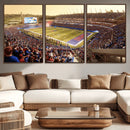 University of Kansas Jayhawks Football Team Print - Lawrence by MyGreatCanvas | Canvas Wall Art Prints | Photo Prints & Wall Decor