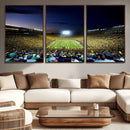 University of Michigan Wolverines Football Team Print - Ann by MyGreatCanvas | Canvas Wall Art Prints | Photo Prints & Wall Decor