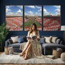 Oklahoma State Cowboys Football Team Print - Stillwater