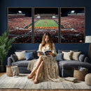 Boone Pickens Stadium Wall Art Oklahoma State Cowboys Print