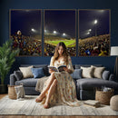Central Michigan University Chippewas Canvas Wall Art,
