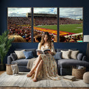 Central Michigan University Chippewas Football Team Print -