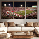 Indiana University Hoosiers Football Team Print Canvas - by MyGreatCanvas | Canvas Wall Art Prints | Photo Prints & Wall Decor