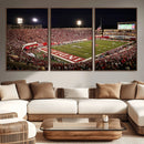 Indiana University Hoosiers Football Team Print Canvas